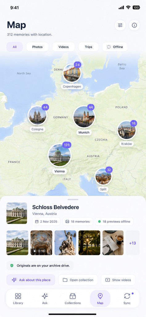 Silo Map on iPhone